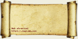 Irena Mladenović vizit kartica